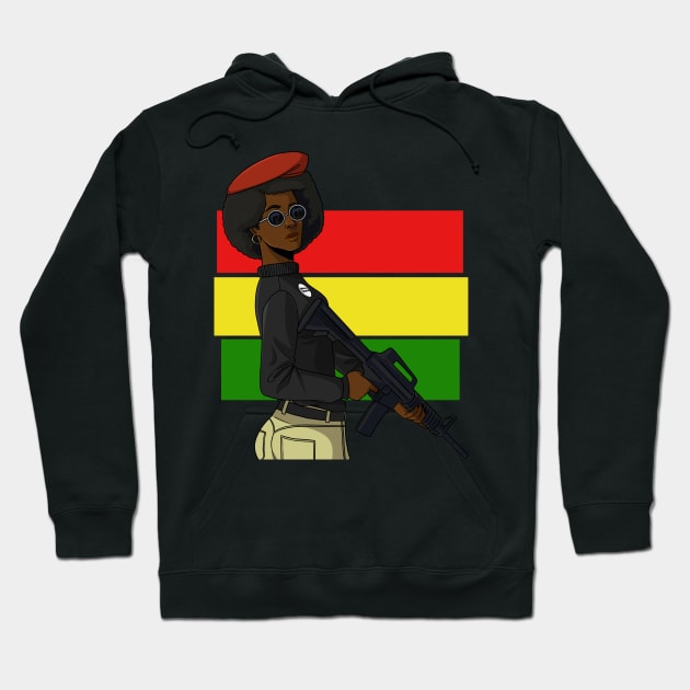 Black Panther Party African American Pride Hoodie by Noseking